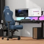 Крісло для геймерів Anda Seat Kaiser 3E XL Dark Blue Fabric (AD23YC-XL-09-S-CF-S01) - зменшене зображення 2