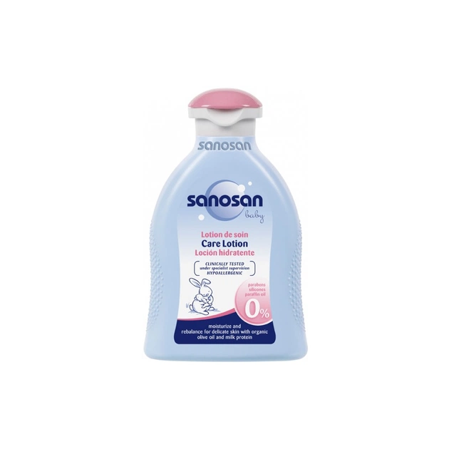 Лосьйон для дітей Sanosan Baby зволожуючий 200 мл (4003583190492) - зображення 1