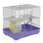 Клітка для гризунів Природа "Міккі" 37x25x30 см з колесом хром/фіолетова (4823082415120) - уменьшенное изображение 1