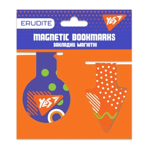 Закладки для книг Yes магнітні Erudite, 2 шт (707919) зображення 1