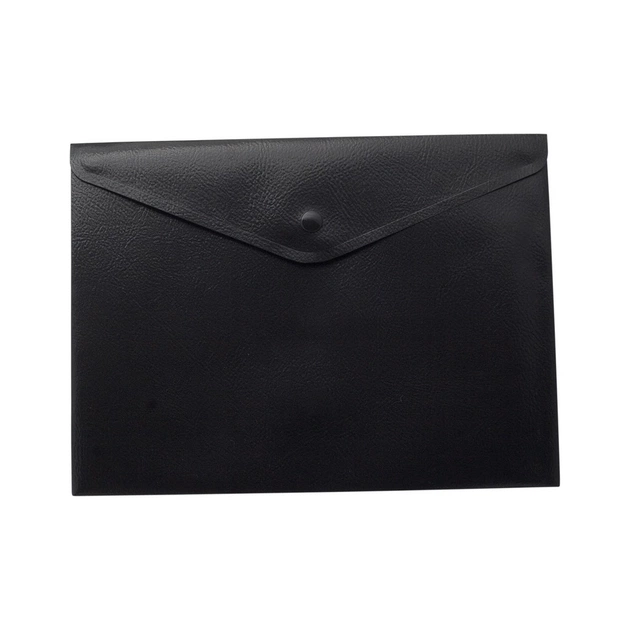 Папка - конверт Buromax А4, with a button, black (BM.3925-01) - изображение 1