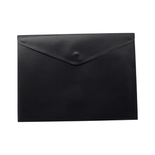 Папка - конверт Buromax А4, with a button, black (BM.3925-01) зображення 1
