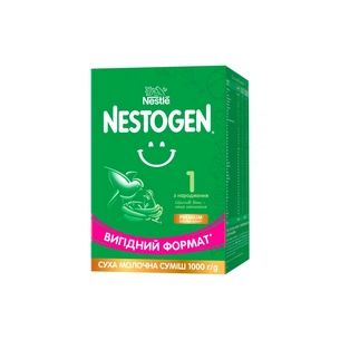 Дитяча суміш Nestogen 1 з лактобактеріями L. Reuteri з народження 1 кг (7613287103673) изображение 1