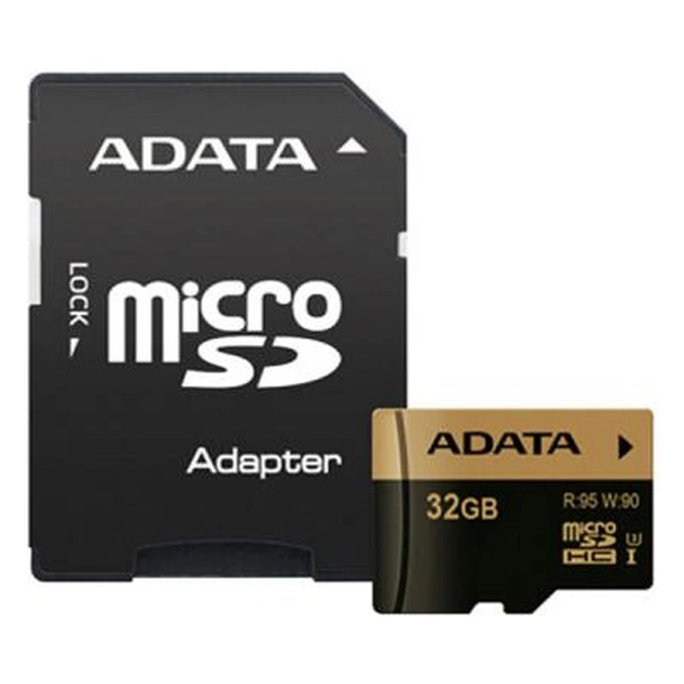 Карта пам'яті ADATA 32GB microSD class 10 XPG UHS-I U3 (AUSDH32GXUI3-RA1) - изображение 1