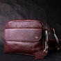 Сумка Grande Pelle Крос-боді з натуральної шкіри Бордова (11653) - зменшене зображення 9