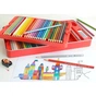 Олівці кольорові Faber-Castell Замок, 48 кольорів у металевій коробці з аксесуарами, 115888 (26174) - зменшене зображення 4