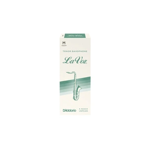 Тростина для саксофона D'Addario La Voz - Tenor Sax Medium - 5 Pack (RKC05MD) зображення 1