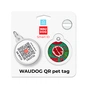 Адресник для тварин WAUDOG Smart ID з QR паспортом "Гранати", коло 30 мм (230-4052) - зменшене зображення 5