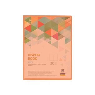 Папка з файлами Optima А4 з 30 файлами "FLEX", помаранчева (O32123-06) зображення 1