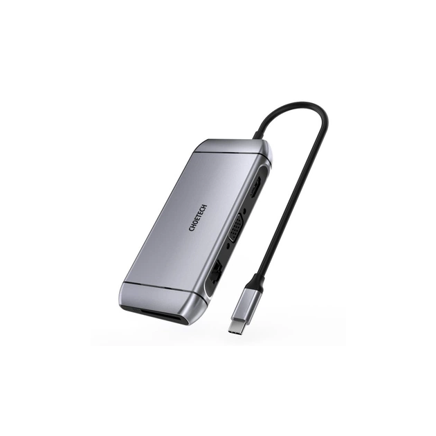 Концентратор Choetech USB-C 9-in-1 (HUB-M15-GY) - зображення 1