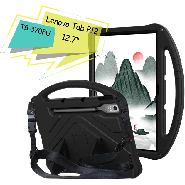 Чохол до планшета BeCover Protected Cover Lenovo Tab P12 12.7" TB-370FU Black (713102) - зображення 1