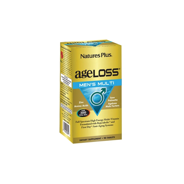 Мультивитамин Natures Plus Мультивитамины для Мужчин, AgeLoss, 90 таблеток (NTP8001) - изображение 1
