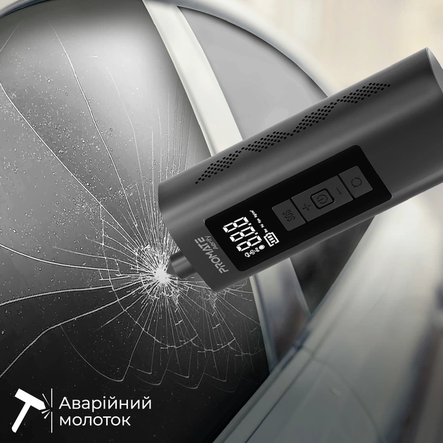 Автомобільний компресор Promate Aerify Black - picture 7