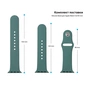 Ремінець до смарт-годинника Armorstandart Sport Band (3 Straps) для Apple Watch 49/46/45/44/42 (Series 1-3) Pine Green (ARM56845) - зменшене зображення 3