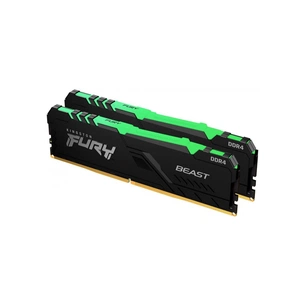 Модуль пам'яті для комп'ютера DDR4 64GB (2x32GB) 3600 MHz Fury Beast RGB Kingston Fury (ex.HyperX) (KF436C18BBAK2/64) зображення 1