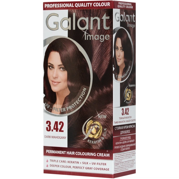 Краска для волос Galant Image 3.42 - Темный махагон (3800049200761) - изображение 1