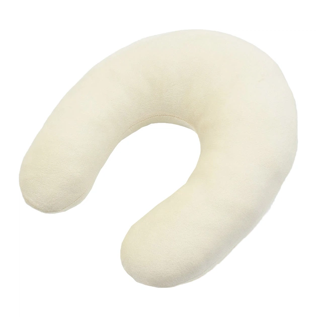 Подушка MirSon для подорожей №8749 Velvet Line 28-0004 Cream 50% Memory (2200006348344) - зображення 1