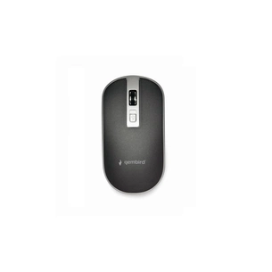 Мишка Gembird MUSW-4B-06-BS Wireless Black-Silver (MUSW-4B-06-BS) зображення 1