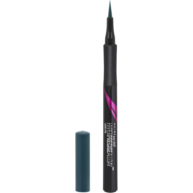 Підводка для очей Maybelline New York Hyper Precise Jungle Green (3600531047788) - picture 2