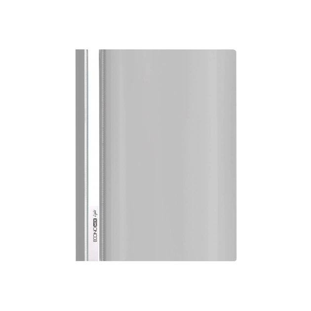 Папка-скоросшиватель Economix А4 Light без перфорации, серая (E38503-10) - изображение 1