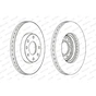 Гальмівний диск FERODO DDF1041 - зменшене зображення 1