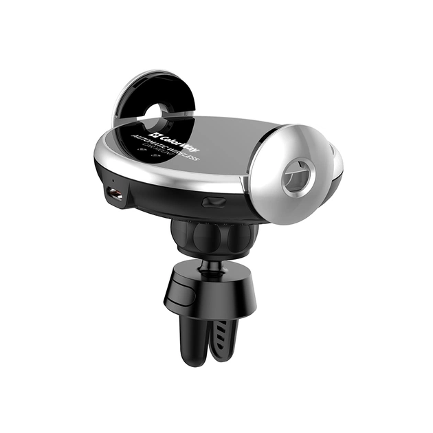 Універсальний автотримач ColorWay AutoSense Car Wireless Charger 2 10W Black (CW-CHAW035Q-BK) - picture 3