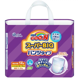 Підгузки GOO.N Трусики 15-35 кг XXXL, унісекс, 14 шт (753859) зображення 1