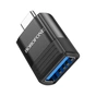 Перехідник BV18 USB to USB-C M USB3.0 Black BOROFONE (6941991104015) - зменшене зображення 3