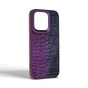 Чохол до мобільного телефона Harder Glamorous Croco Apple iPhone 15 Pro Dark Purple (ARM76763) - зменшене зображення 2