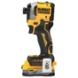 Шуруповерт DeWALT 18 В XR Li-lon PowerStack 2x1.7Ah, 206 Нм, кейс TSTAK (DCF850E2T) - зменшене зображення 3
