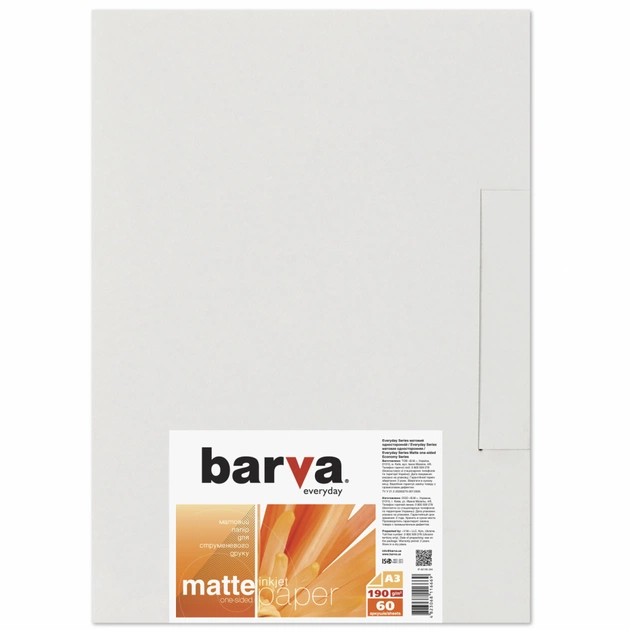 Фотобумага Barva A3 Everyday Matted 190г 60с (IP-AE190-294) - изображение 1