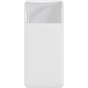 Батарея універсальна Baseus Bipow 30000mAh, 15W, USB-C/3A, 2*USB-A/3A(max.), +cable, white (PPBD050202) - зменшене зображення 1