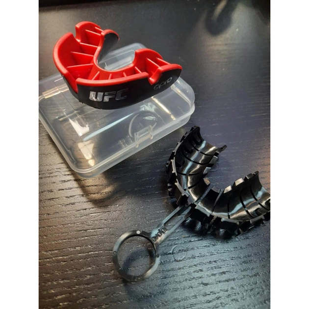 Капа Opro Silver UFC доросла (вік 11+) Black/Red (ufc.102514001) (UFC_Silver_Bl/R) - picture 8