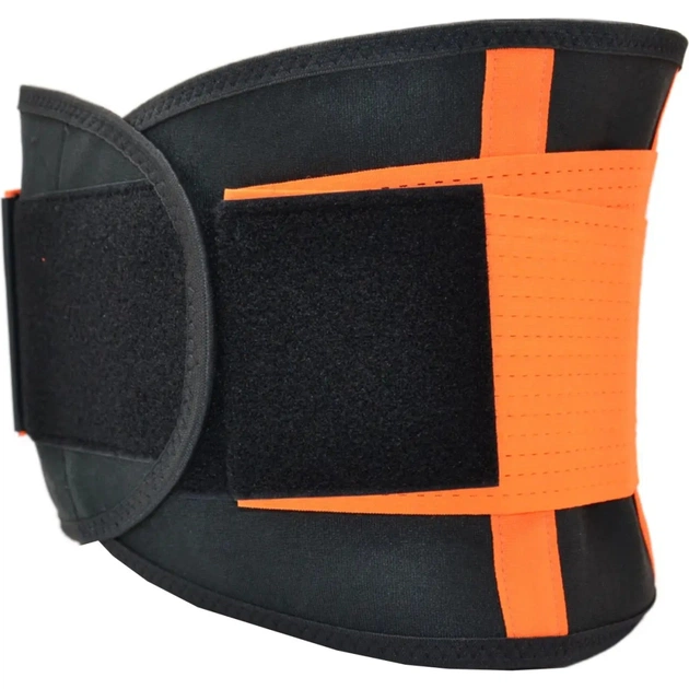 Пояс компресійний MadMax MFA-277 Slimming and Support Belt black/neon orange M (MFA-277-ORG_M) - picture 5