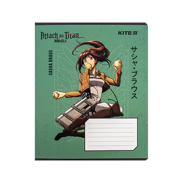 Зошит Kite Attack on Titan, 12 аркушів, лінія (AT24-234) - picture 4