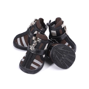 Черевики для собак Ruispet для малих порід 4 шт №5 кавові (2700000033326) зображення 1