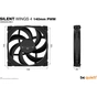 Кулер до корпусу Be quiet! Silent Wings 4 140mm PWM (BL096) - зменшене зображення 6