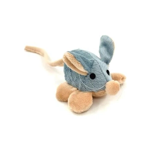 Іграшка для котів Hippie Pet Мишка сіро-бежева 8 см (HIPCT2304066) зображення 1