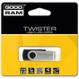 USB флеш накопичувач Goodram 128GB Twister Black USB 2.0 (PD128GH2GRTSKR9) - уменьшенное изображение 2