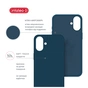 Чохол до мобільного телефона Intaleo SoftShell Apple iPhone 16 Plus Blue (1283126609220) - зменшене зображення 5