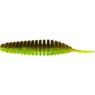 Силікон рибальський FishUP Tanta 3" 204 - Green Pumpkin/Chartreuse (6шт/уп) (1862.00.18) зображення 1