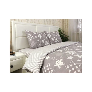 Наволочка Руно Бязь Grey star 70х70 (38.114Б_Grey star) зображення 1