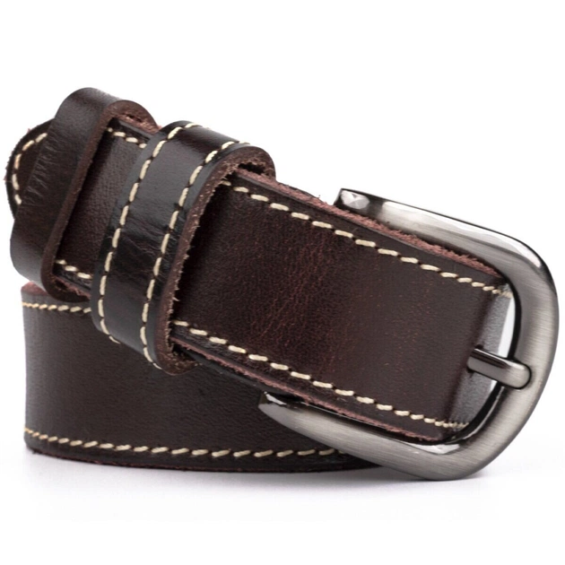 Ремінь Vintage Унісекс Темно-коричневий (20125) - зображення 5