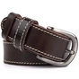 Ремінь Vintage Унісекс Темно-коричневий (20125) - зменшене зображення 5
