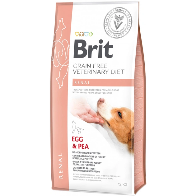 Сухой корм для собак Brit GF VetDiets Dog Renal 12 кг (8595602528189) - изображение 1