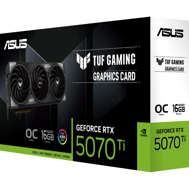 Відеокарта ASUS GeForce RTX5070 Ti 16GB TUF OC GAMING (TUF-RTX5070TI-O16G-GAMING) - picture 11
