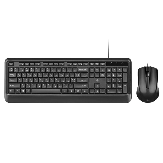 Комплект 2E MK404 USB Black (2E-MK404UB) - зображення 1