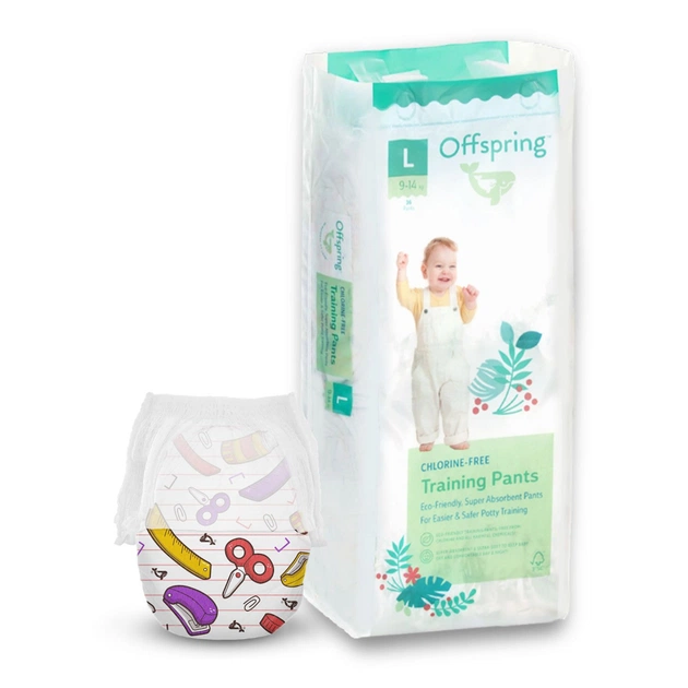 Підгузки Offspring Трусики Crafty розмір L 9-14 кг 36 шт (DP-OI-FAP-L36P-CRA) - зображення 1