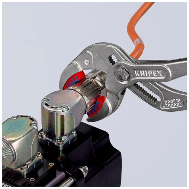 Ключ KNIPEX трубний переставний з резиновою накладкою (81 13 250) - изображение 6