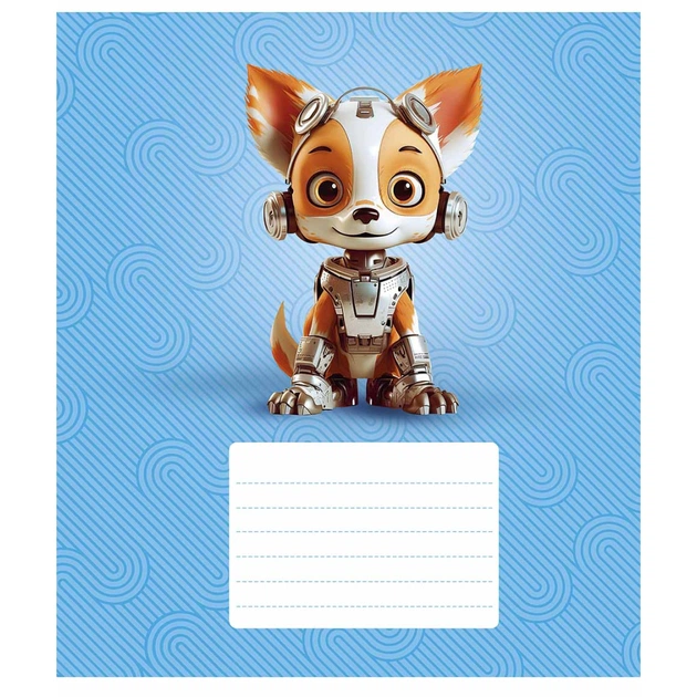 Тетрадь Школярик Robot animals 12 листов клетка (012-3331K) - изображение 1
